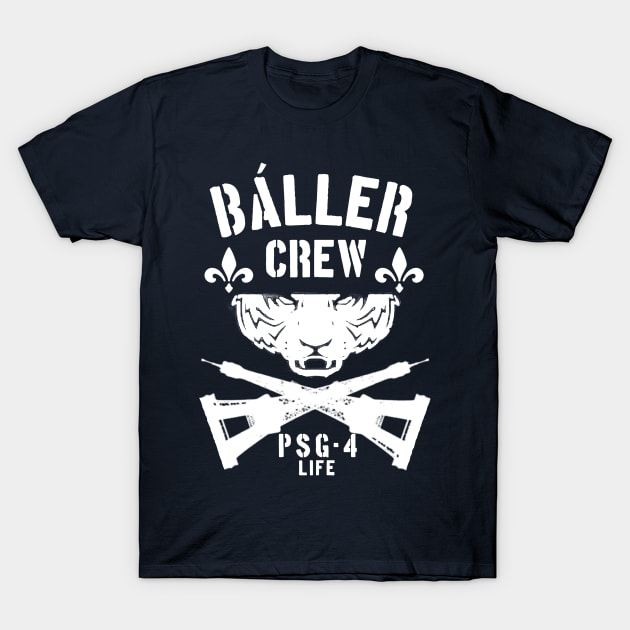 Paris Saint Germain Bullet Club T-Shirt by Sachin Gupta